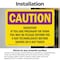 Signmission Radiation & Laser Sign, 7 in H x 10 in W, Vinyl Decal, Rectangle OS-2PACK-CR-D-710-L-10206 - alternate 6